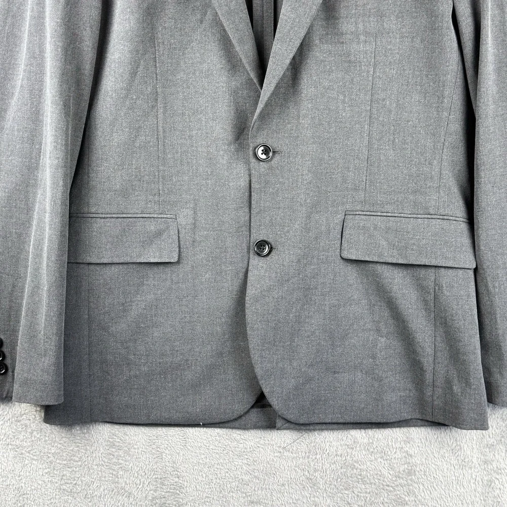 J.Crew Thompson Blazer Mens 40R Gray‎ Viscose Blend Sport Coat Jacket Stretch